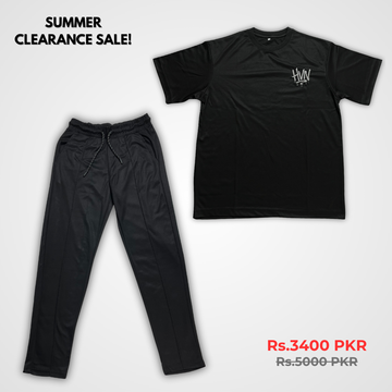 Black Oversized Co-Ord Set