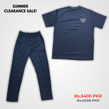 Navy Oversized Co-Ord Set