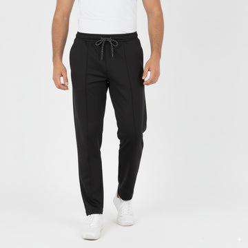 Black Pleated Trousers