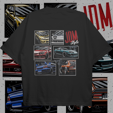 JDM Style T-shirt (Oversized) Back