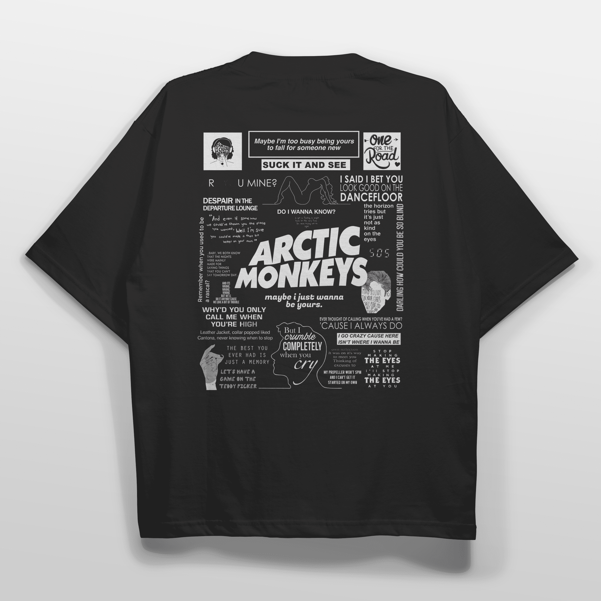 Artic Monkey Oversized T-shirt – HavenWear