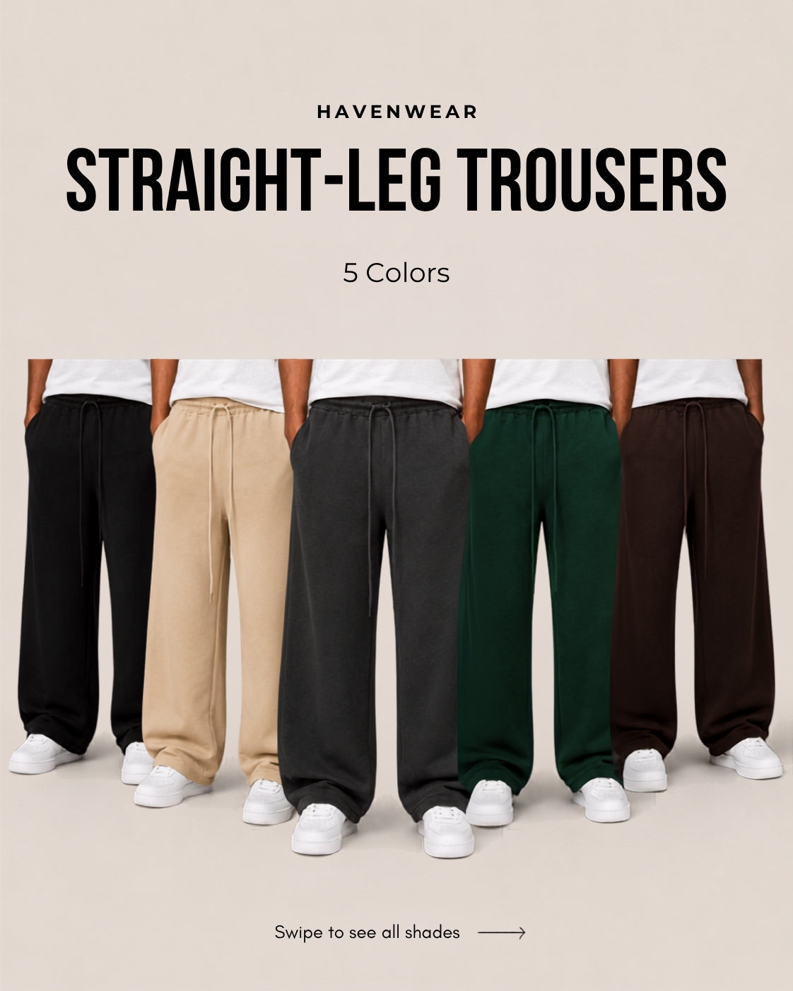 Straight-Leg Trousers