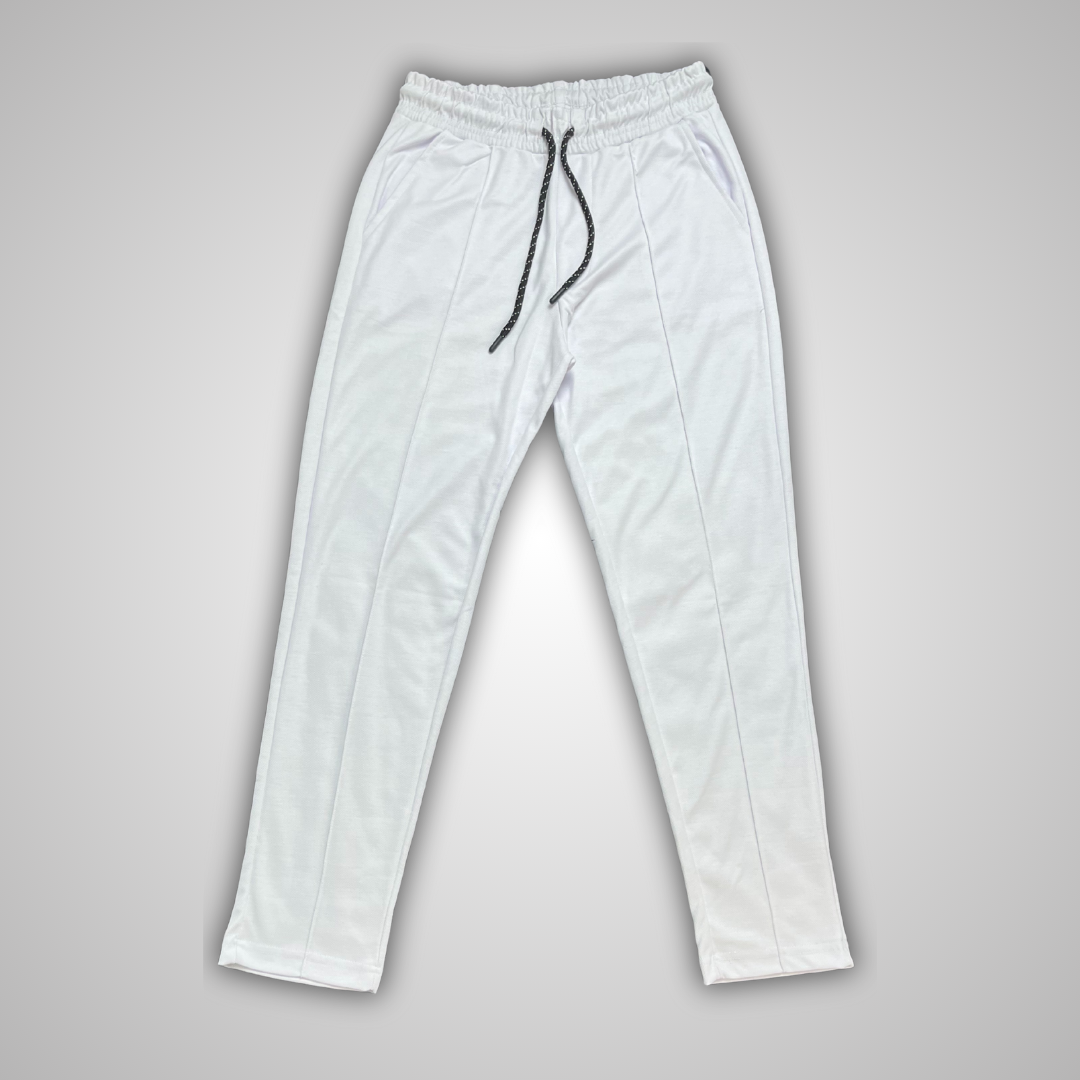 White Pleated Trousers