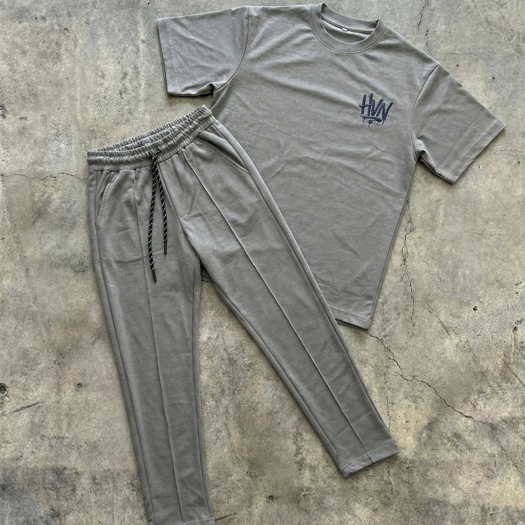 Steel grey Oversized Co-Ord Set