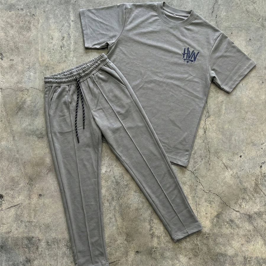 Steel grey Oversized Co-Ord Set