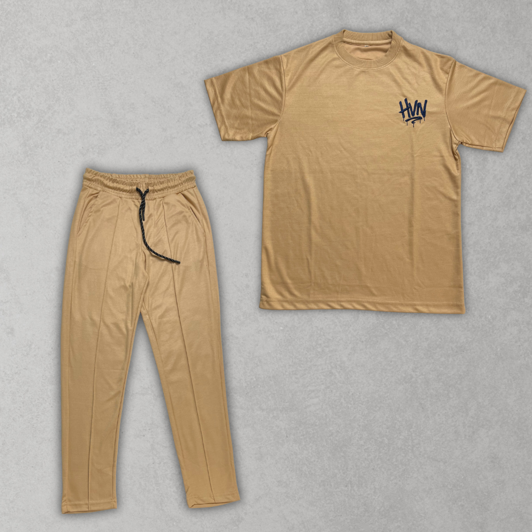 Beige Oversized Co-Ord Set