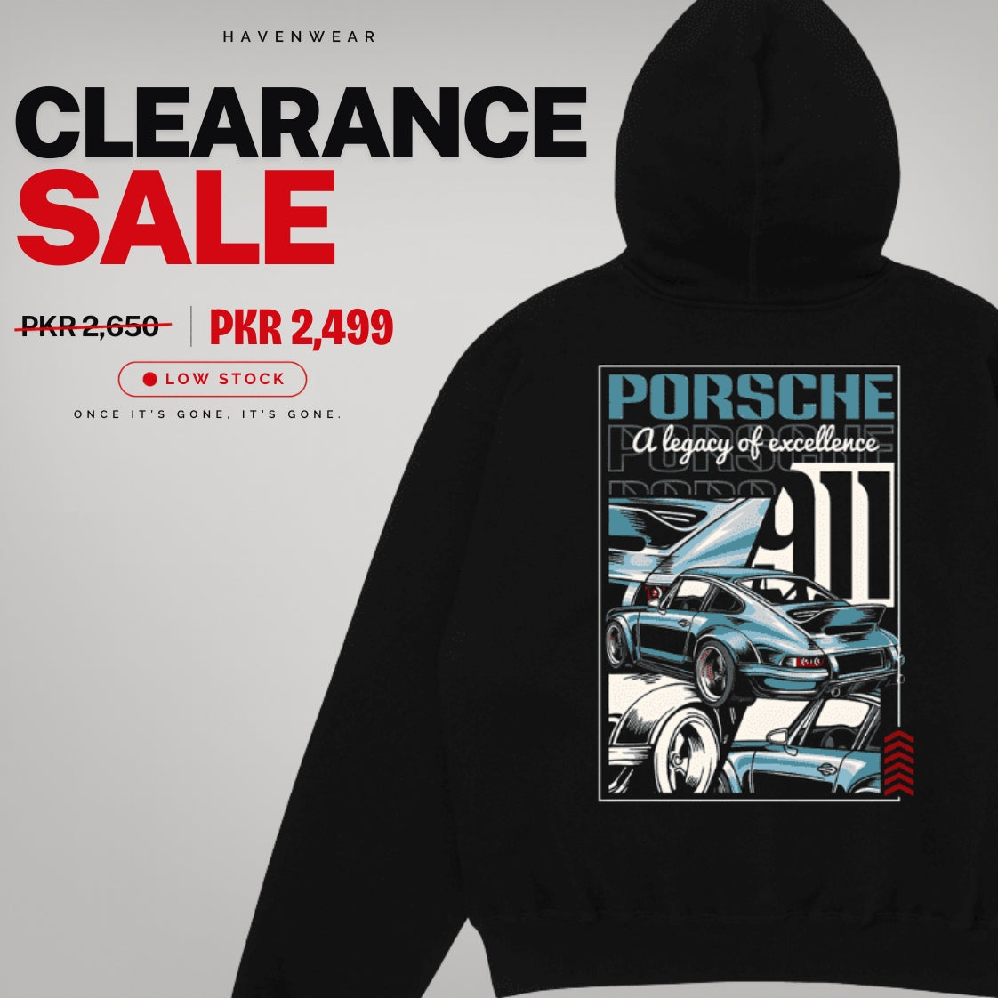 Porsche 911 Classic Oversized Hoodie