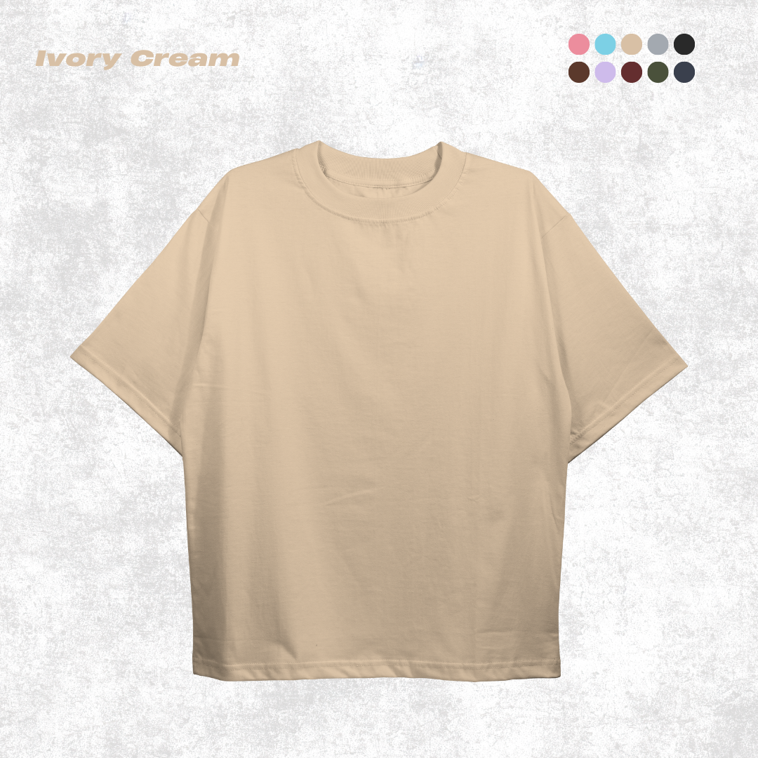 Basic Oversized T-shirt (PACK OF TWO)