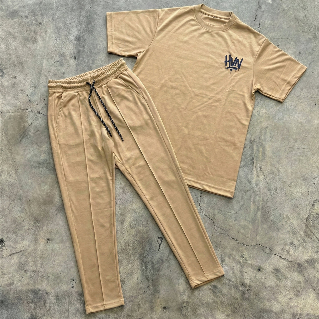 Beige Oversized Co-Ord Set