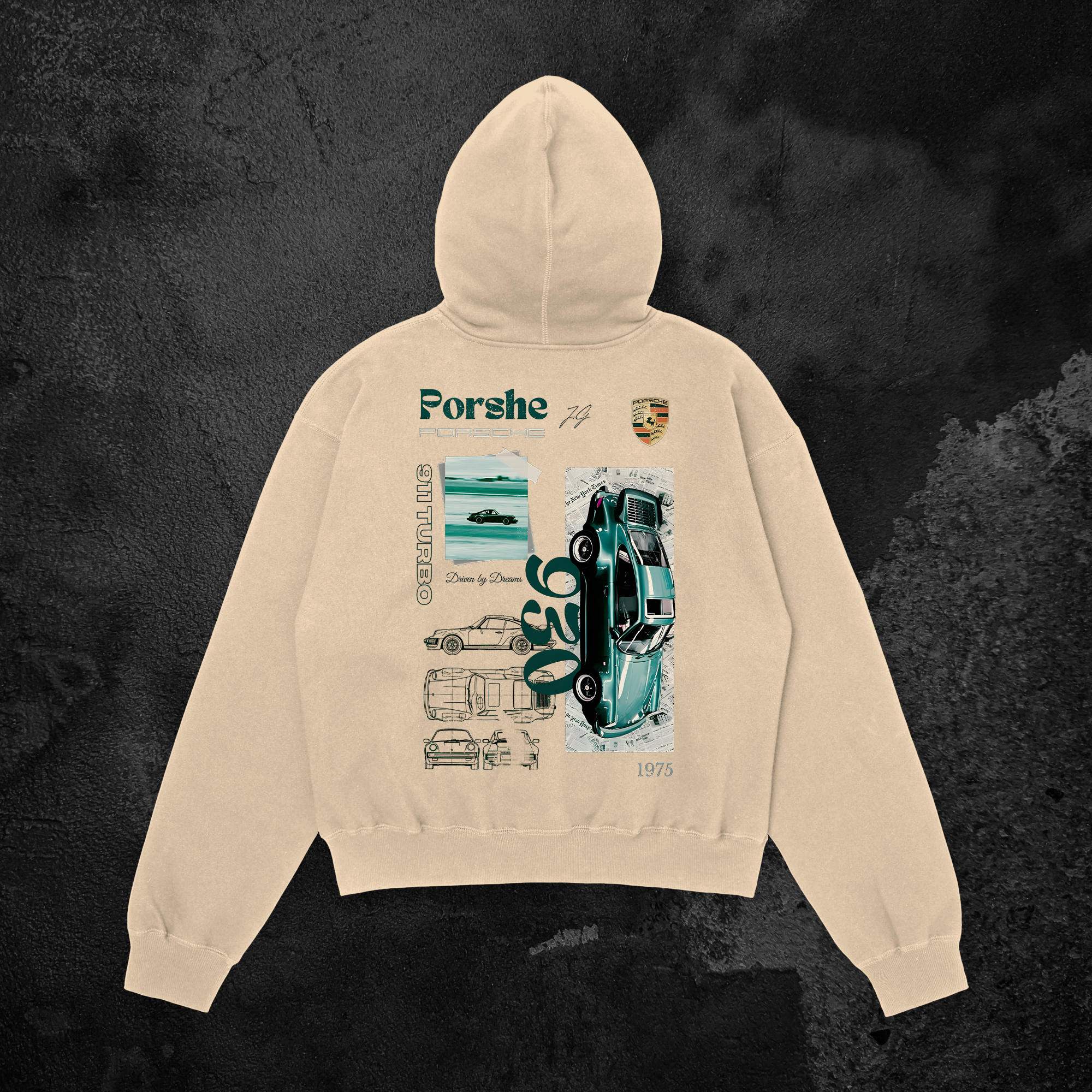 Porsche 930 Oversized Hoodie