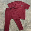 Maroon Oversized Co-Ord Set