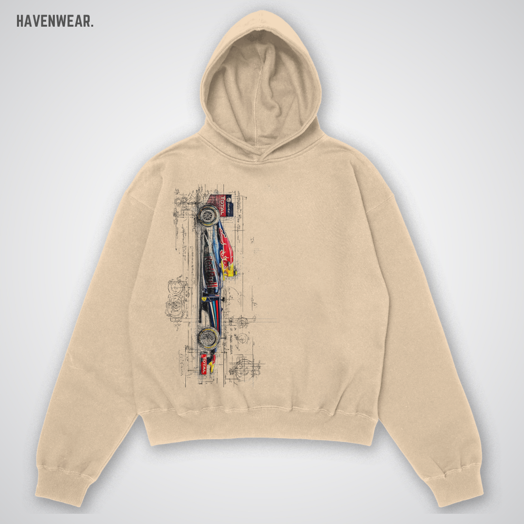 F1 Blueprint Oversized Hoodie