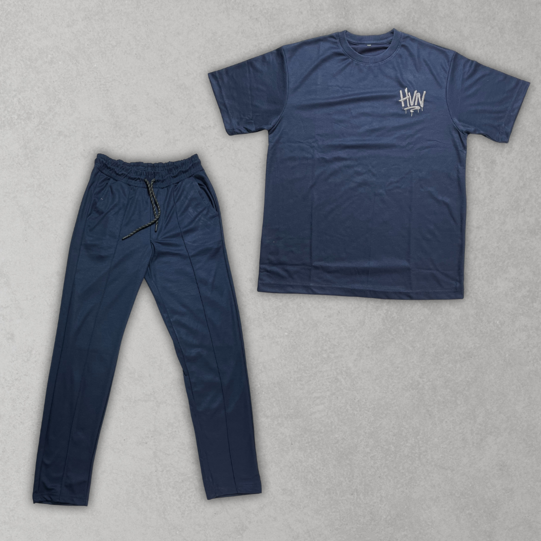 Navy Oversized Co-Ord Set