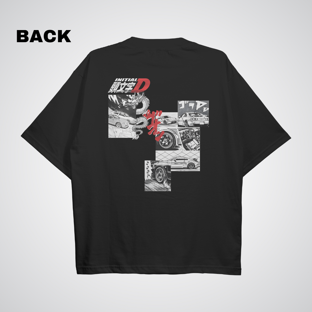 Initial Dragon Oversized T-shirt