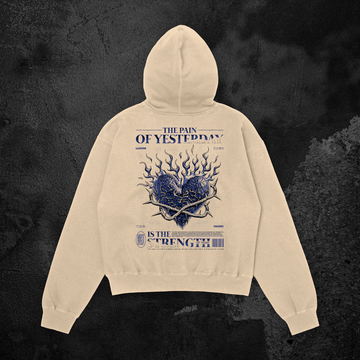 Pain is Strength Oversized Hoodie