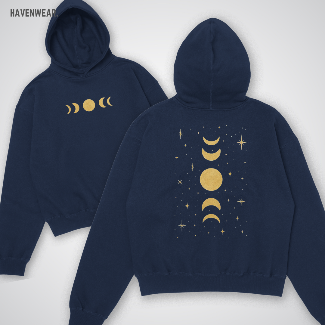 Celestial Phases Oversized Hoodie