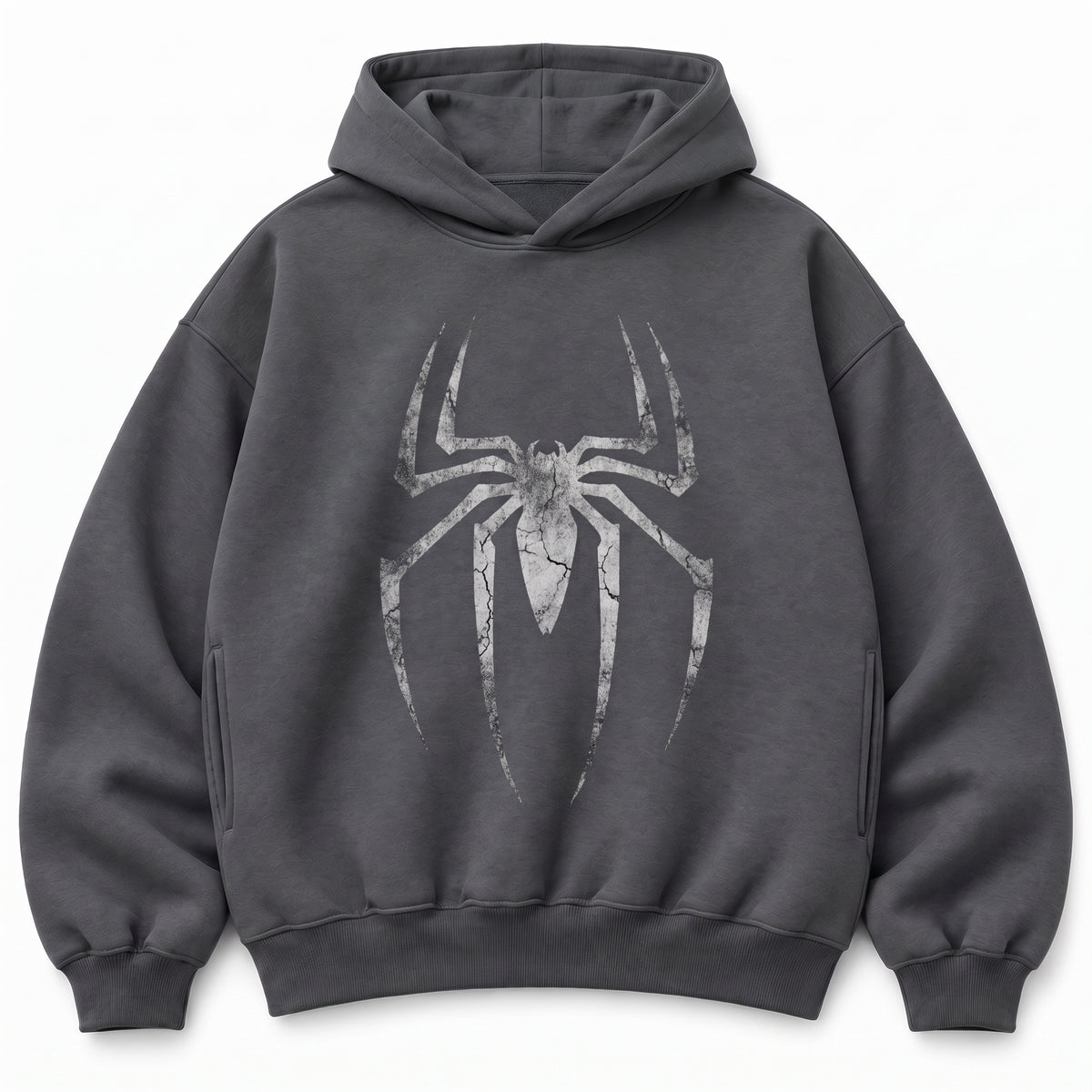 Spiderman l Oversized Hoodie (Charcoal Grey)