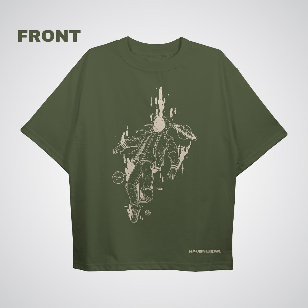 Astronaut  Oversized T-shirt  Front