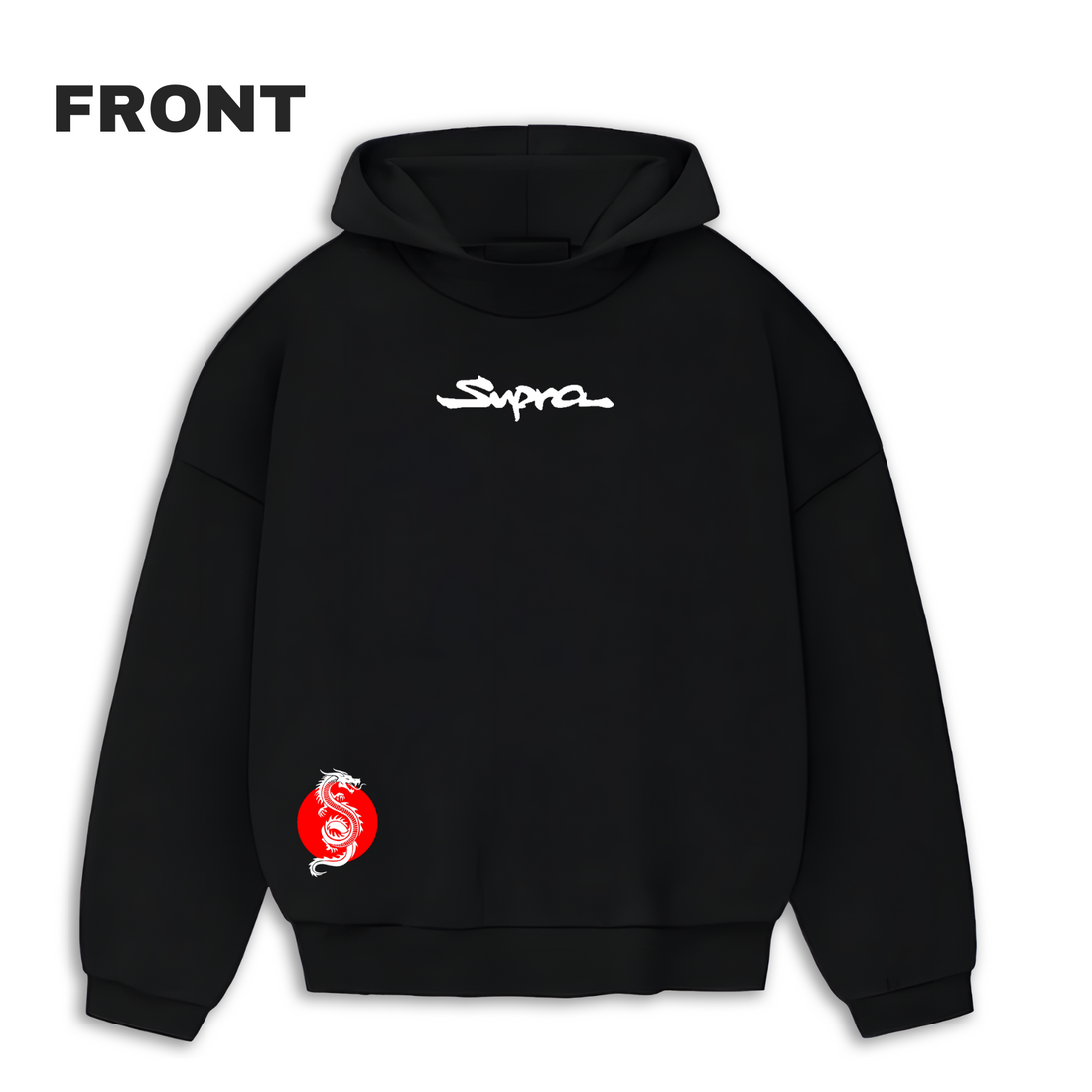 Supra Dragon Oversized Hoodie