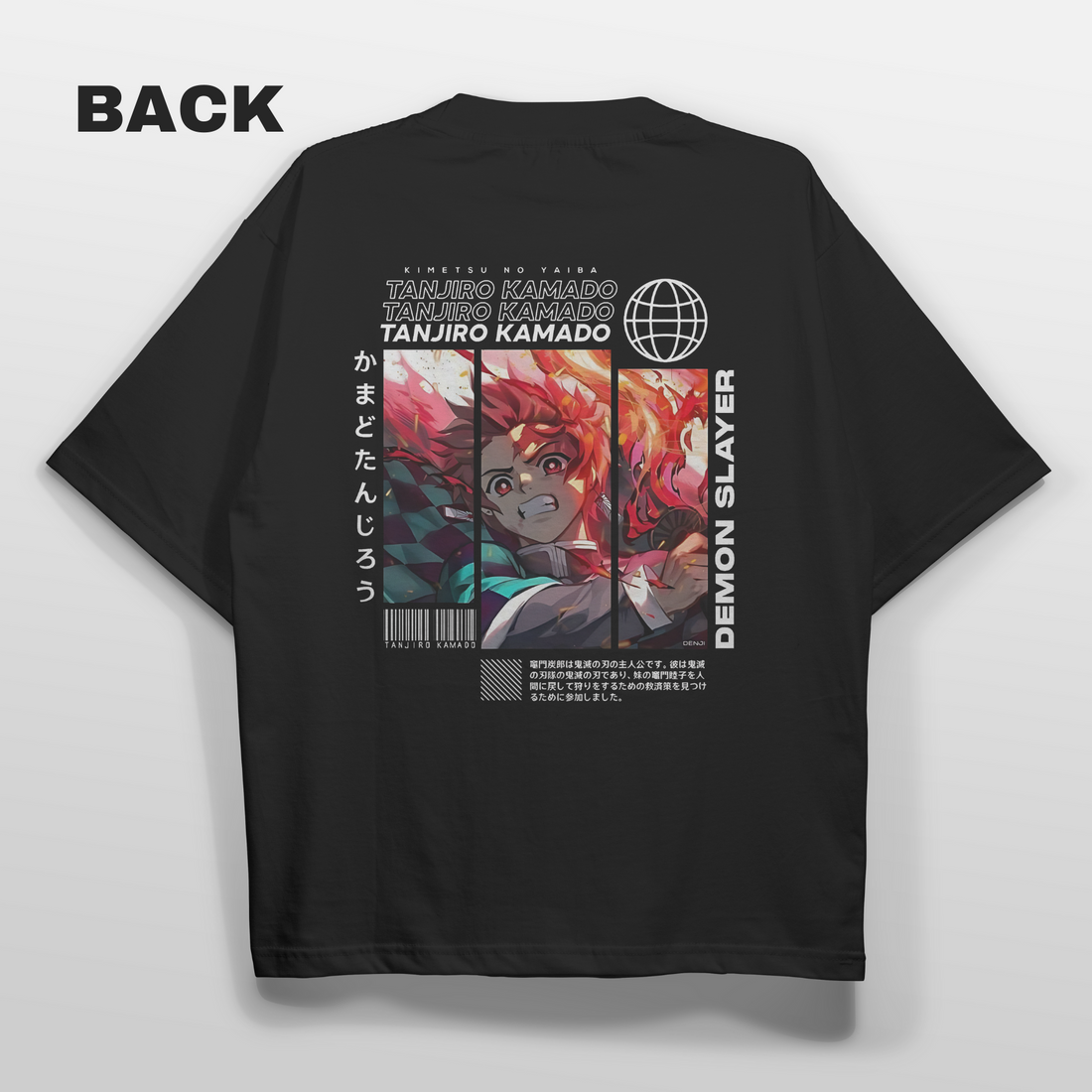 Tanjiro Demon Slayer T-shirt (Oversized)