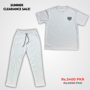 White Oversized Co-Ord Set
