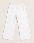 Essential Wide-Leg Trousers (White)
