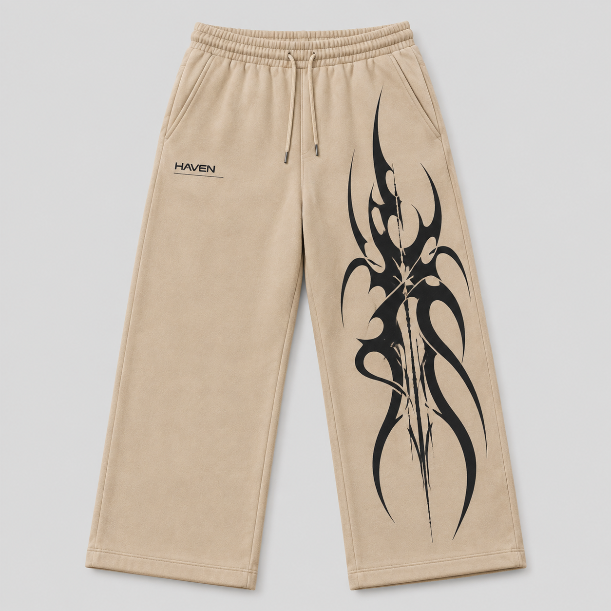 Eclipse Tribal Wide-Leg Trousers