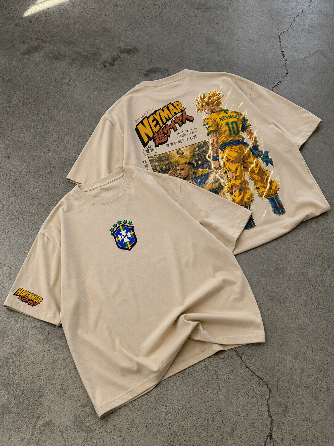 Neymar Super Saiyan Oversized T-shirt