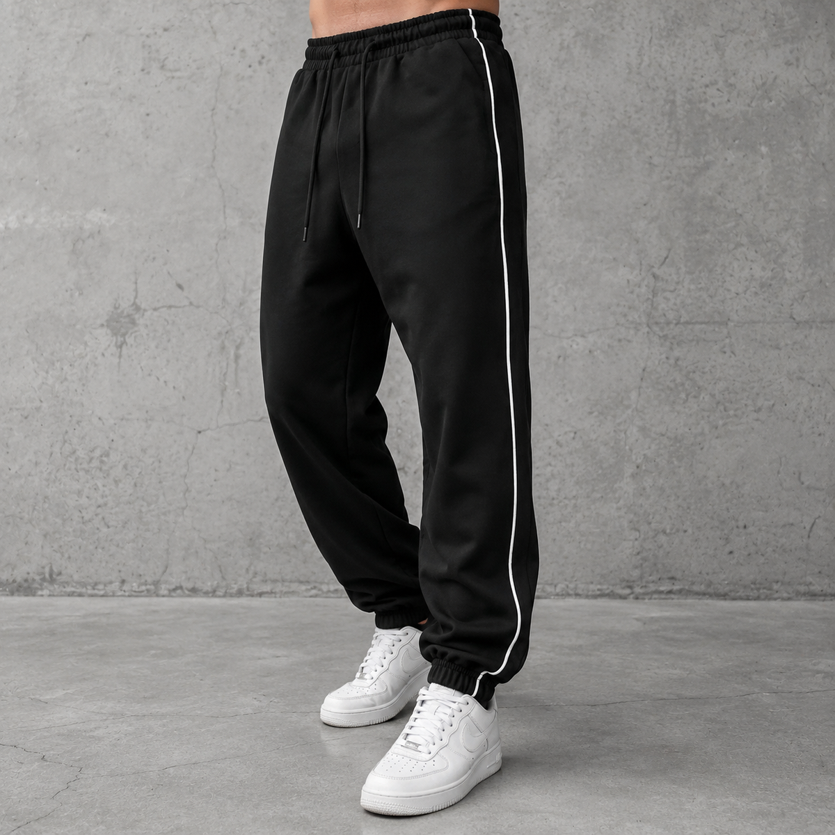 Baggy Piping Trouser