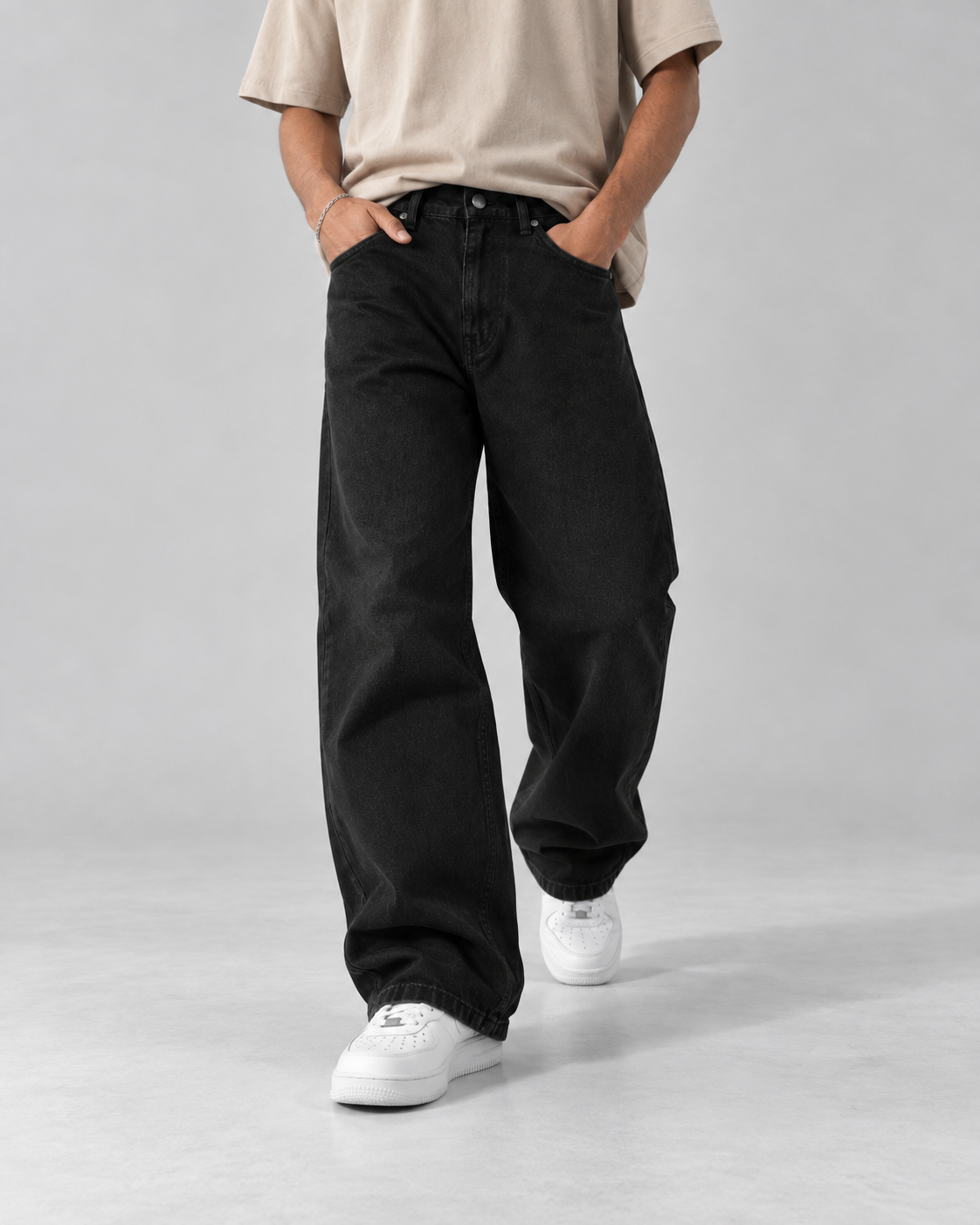 Coal Black Essential Denim