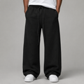 Essential Straight-Leg Trousers (Black)