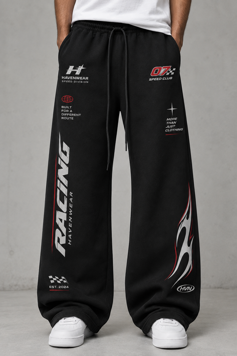 Black Racing Trouser