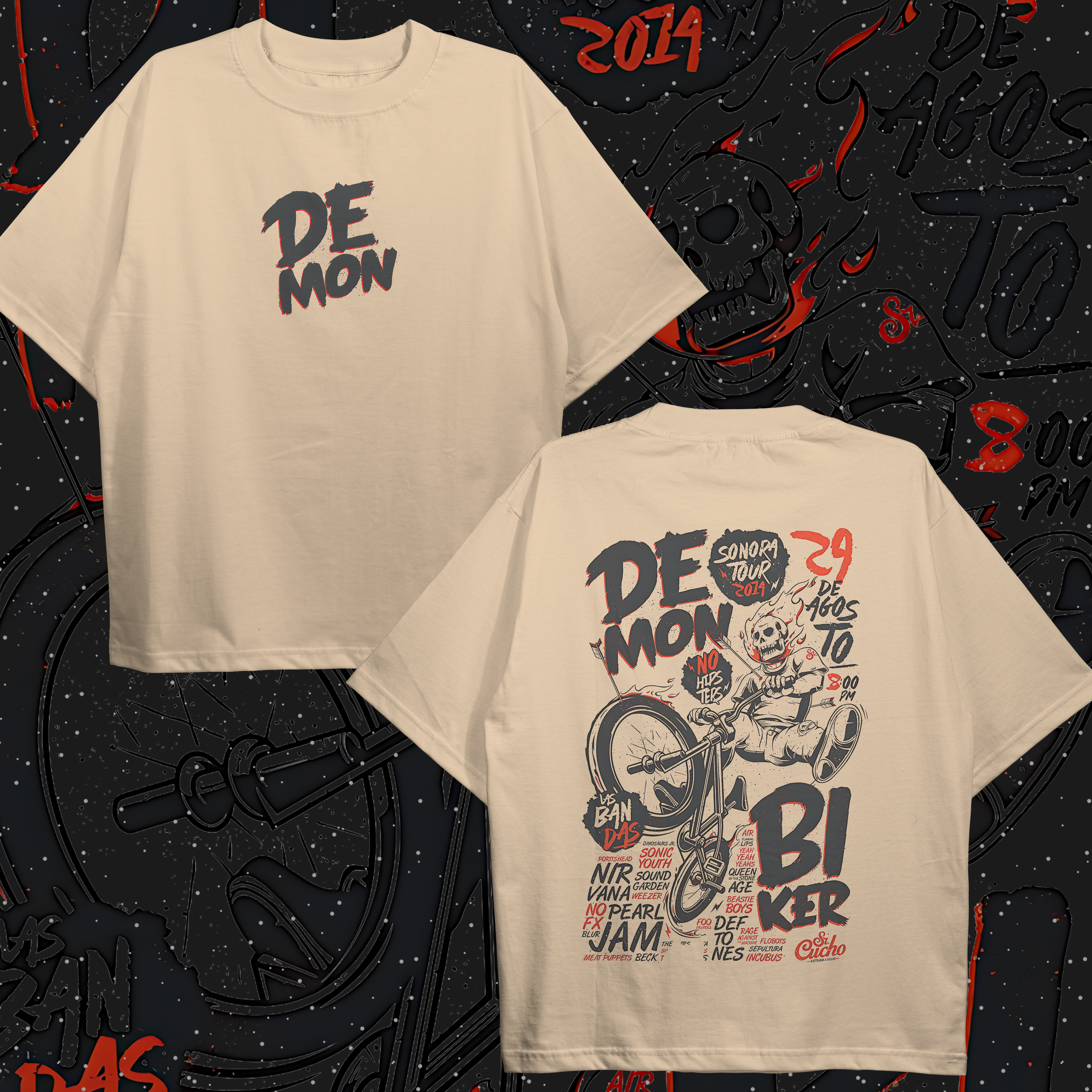 Demon Biker T-shirt