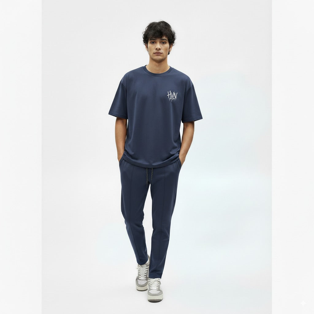 Navy Oversized Co-Ord Set