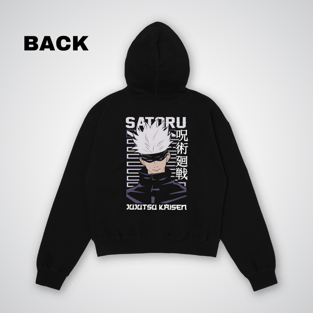 Gojo Satoru Oversized Hoodie Back