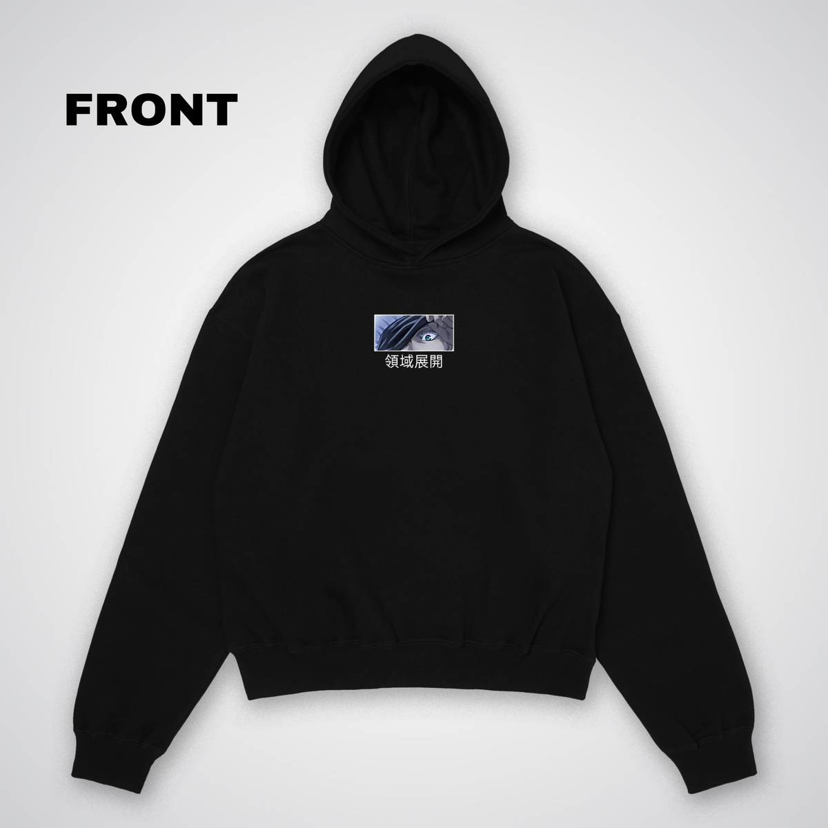 Gojo Satoru Oversized Hoodie Front
