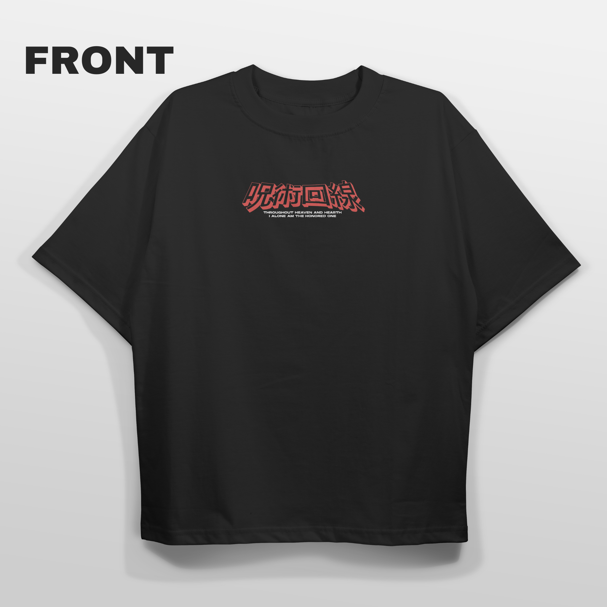 Gojo Satoru lll Oversized T-shirt Front