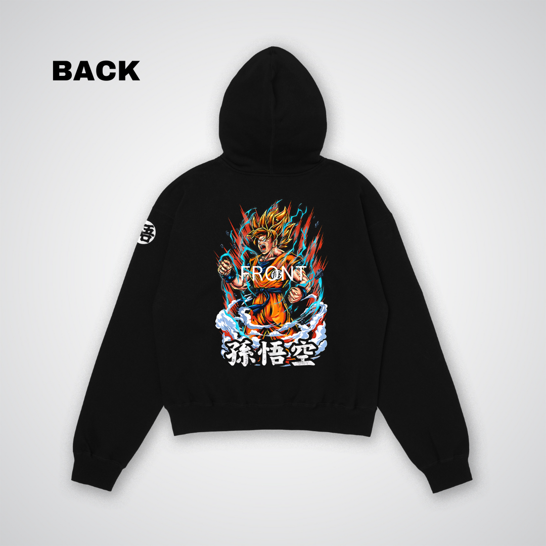 Goku lll Oversized Hoodie Back