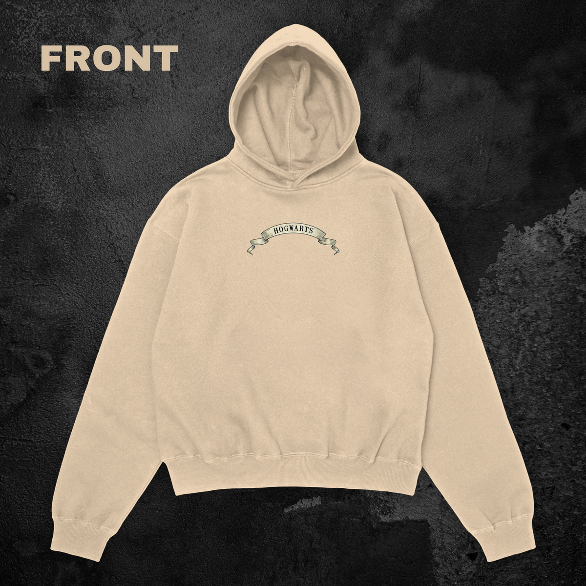 Hogwarts Oversized Hoodie Front