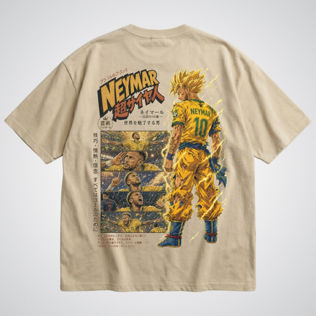 Neymar Super Saiyan Oversized T-shirt