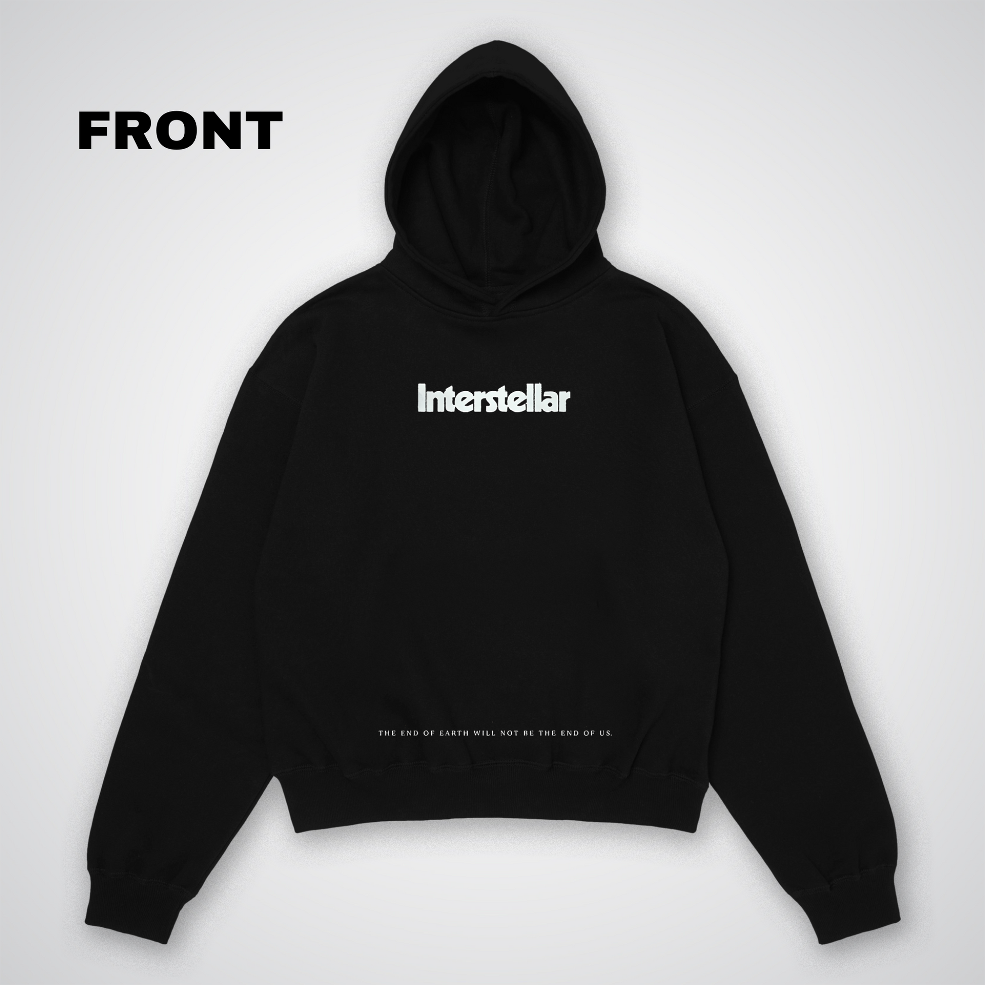 Interstellar Oversized Hoodie Front