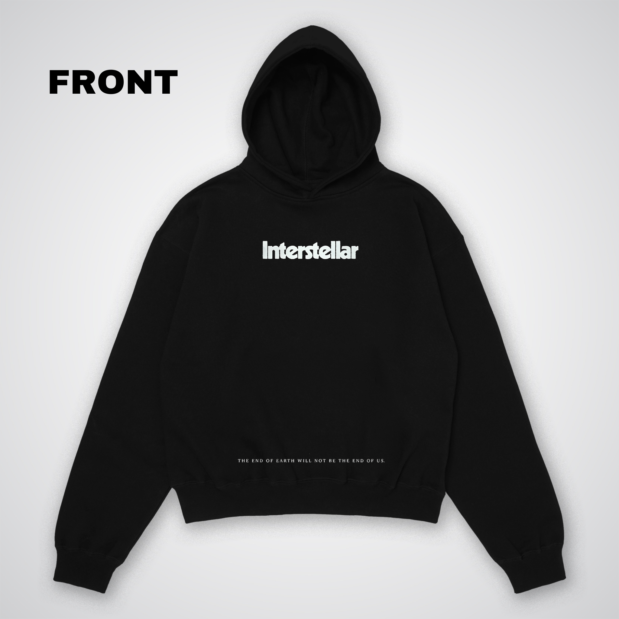 Interstellar Oversized Hoodie Front