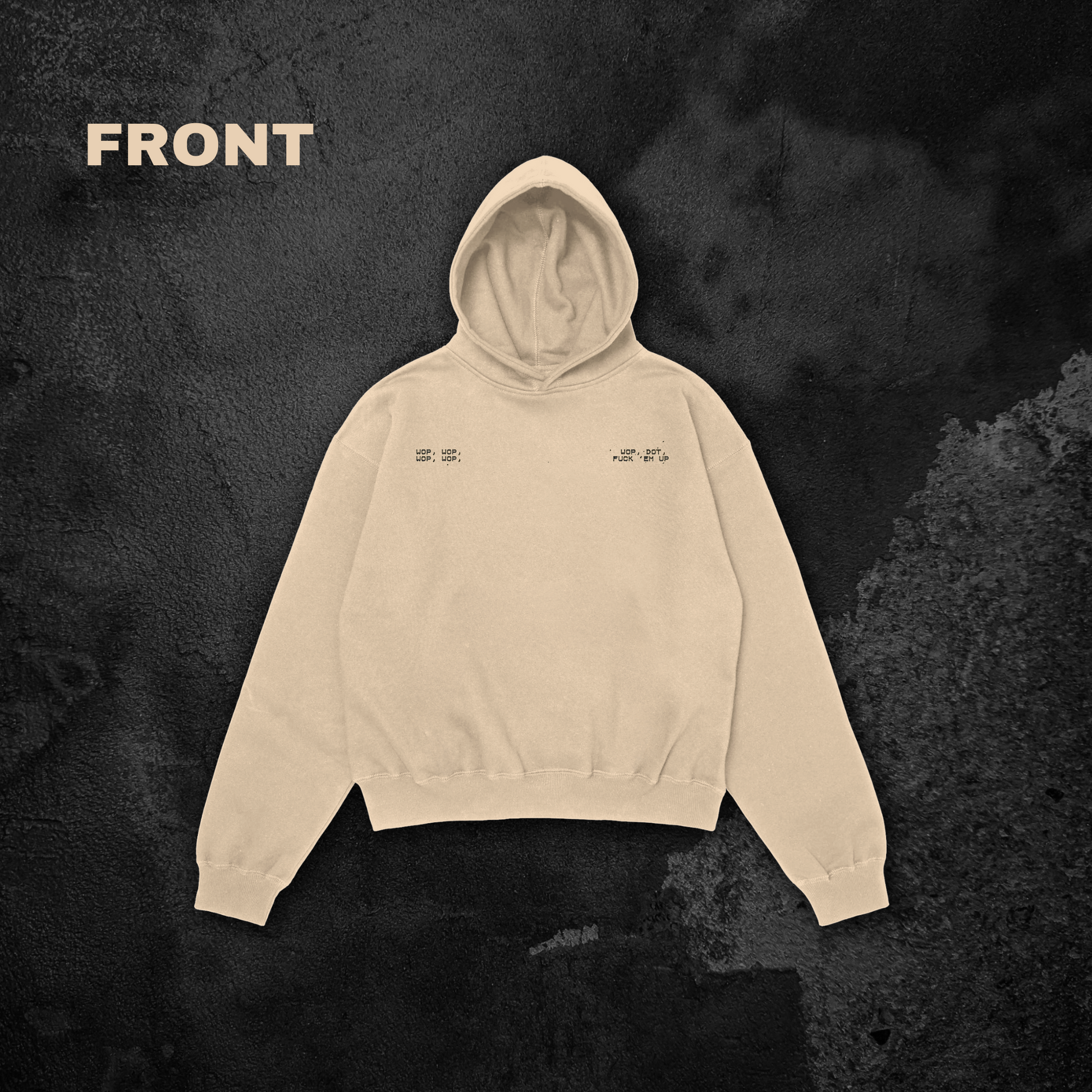 Kendrick Lamar Oversized Hoodie Front