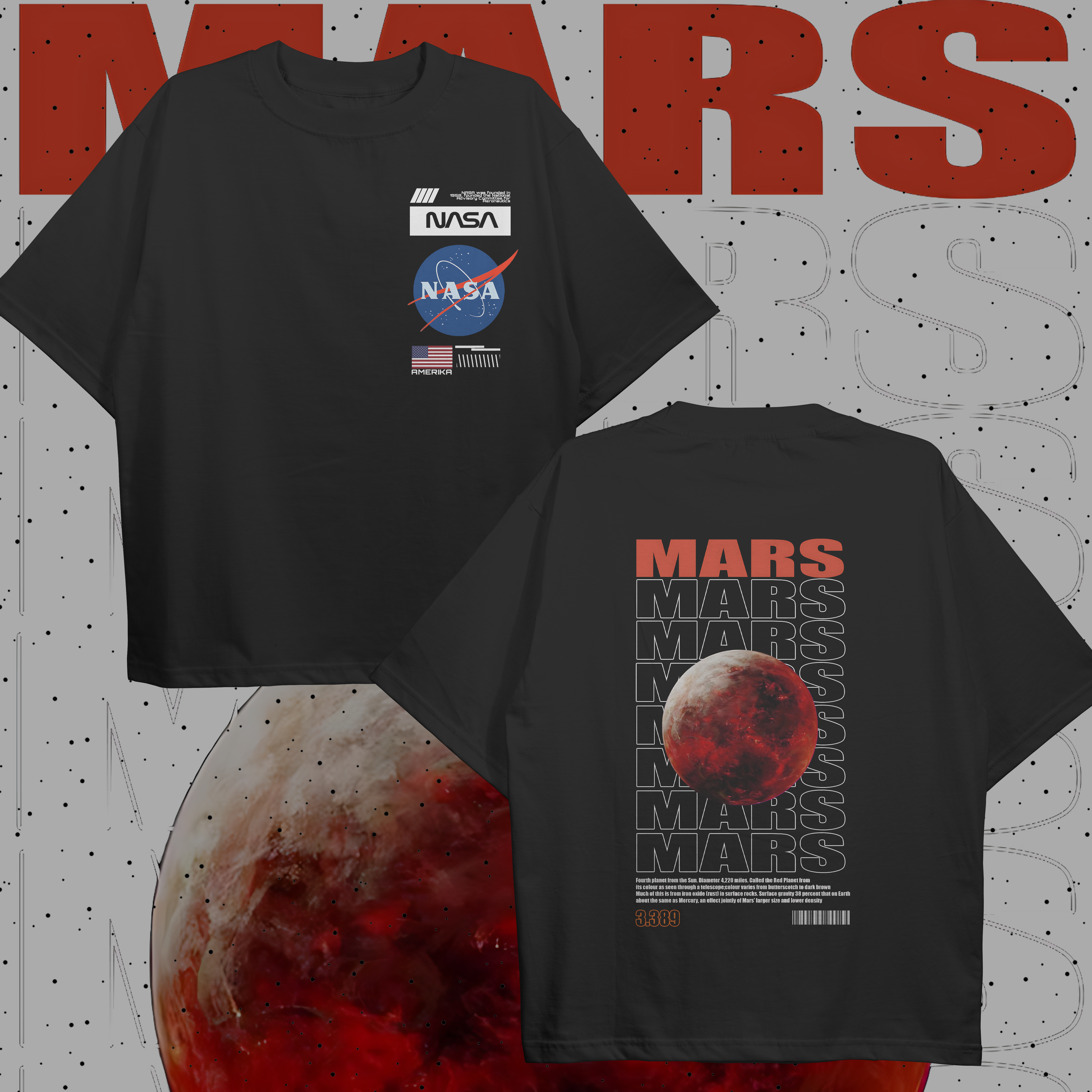 Mars StreetWear Oversized T-shirt