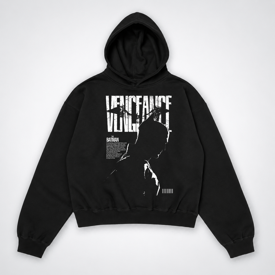 Batman Vengeance Oversized Hoodie (Black)