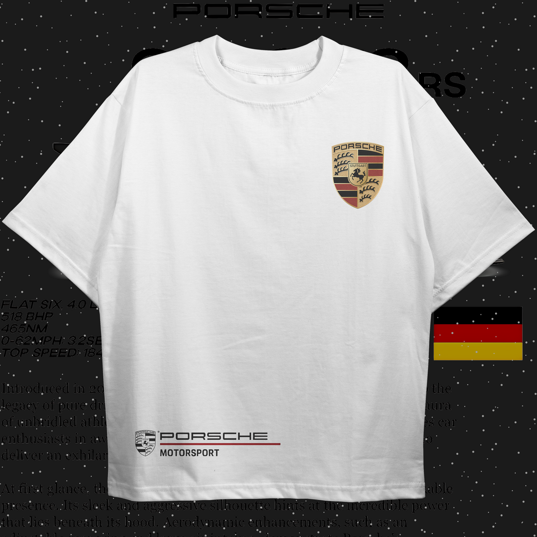 Porsche 911 GT3 Oversized T-shirt