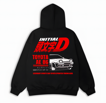 Trueno ae86 Oversized Hoodie