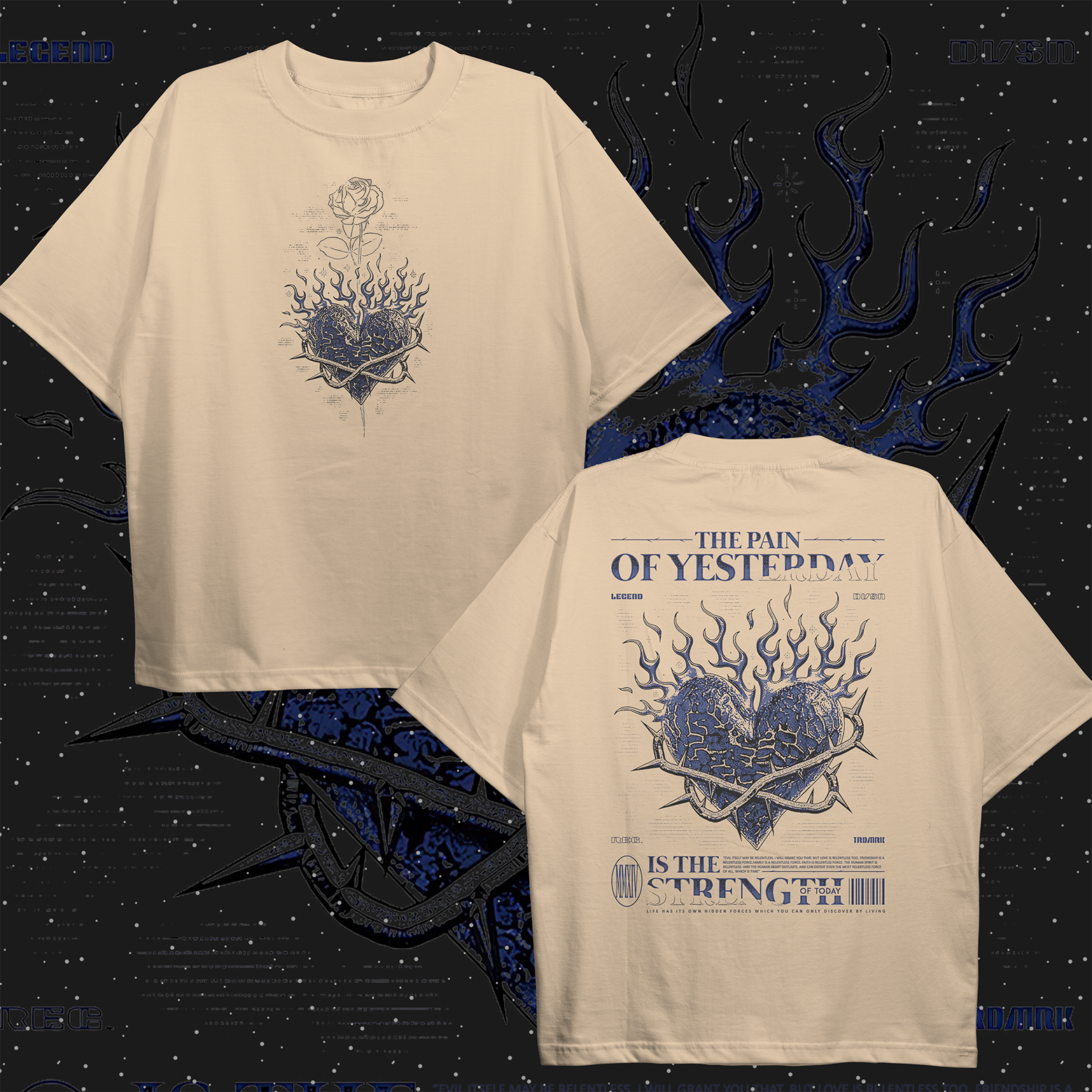 Pain is Strength Oversized T-shirt