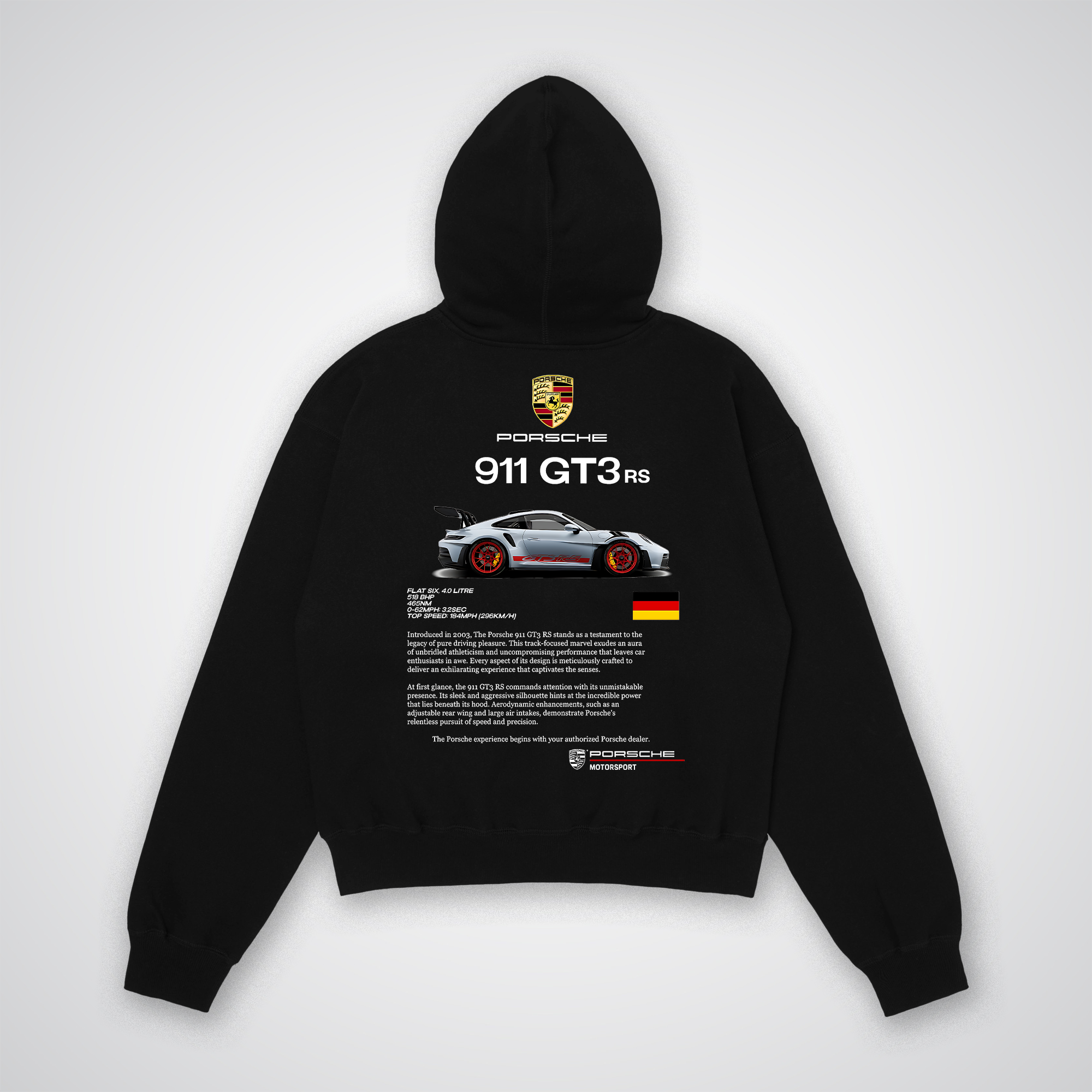 Porsche 911 GT3 Oversized Hoodie