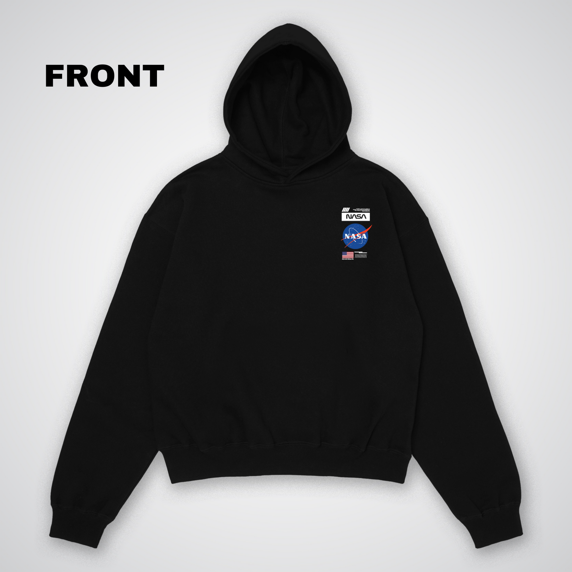 Mars Oversized Hoodie Front